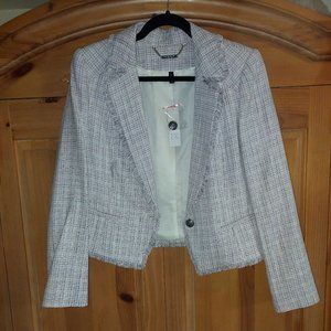 Purple Tweed Blazer
